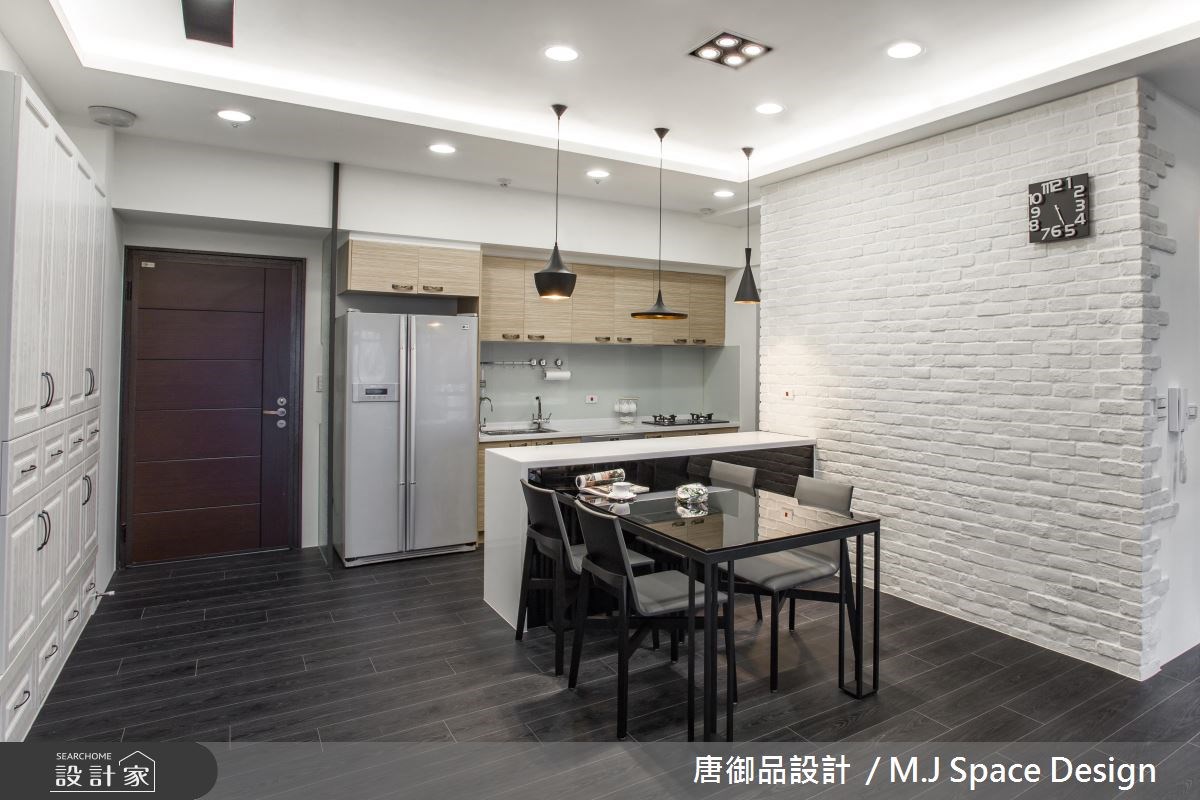 40坪新成屋(5年以下)＿現代風玄關餐廳廚房案例圖片＿唐御品空間規劃設計公司＿唐御品_02之1