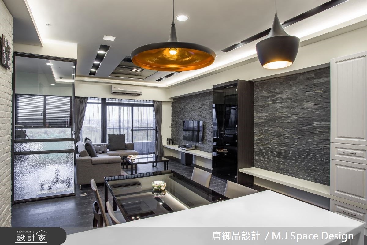 40坪新成屋(5年以下)＿現代風客廳餐廳案例圖片＿唐御品空間規劃設計公司＿唐御品_02之3