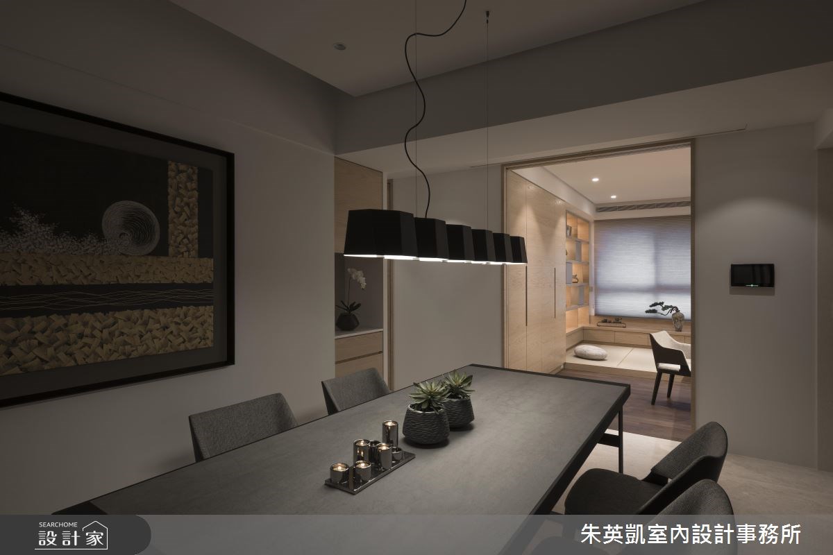55坪新成屋(5年以下)＿現代風餐廳書房案例圖片＿朱英凱室內設計事務所＿朱英凱_01之9