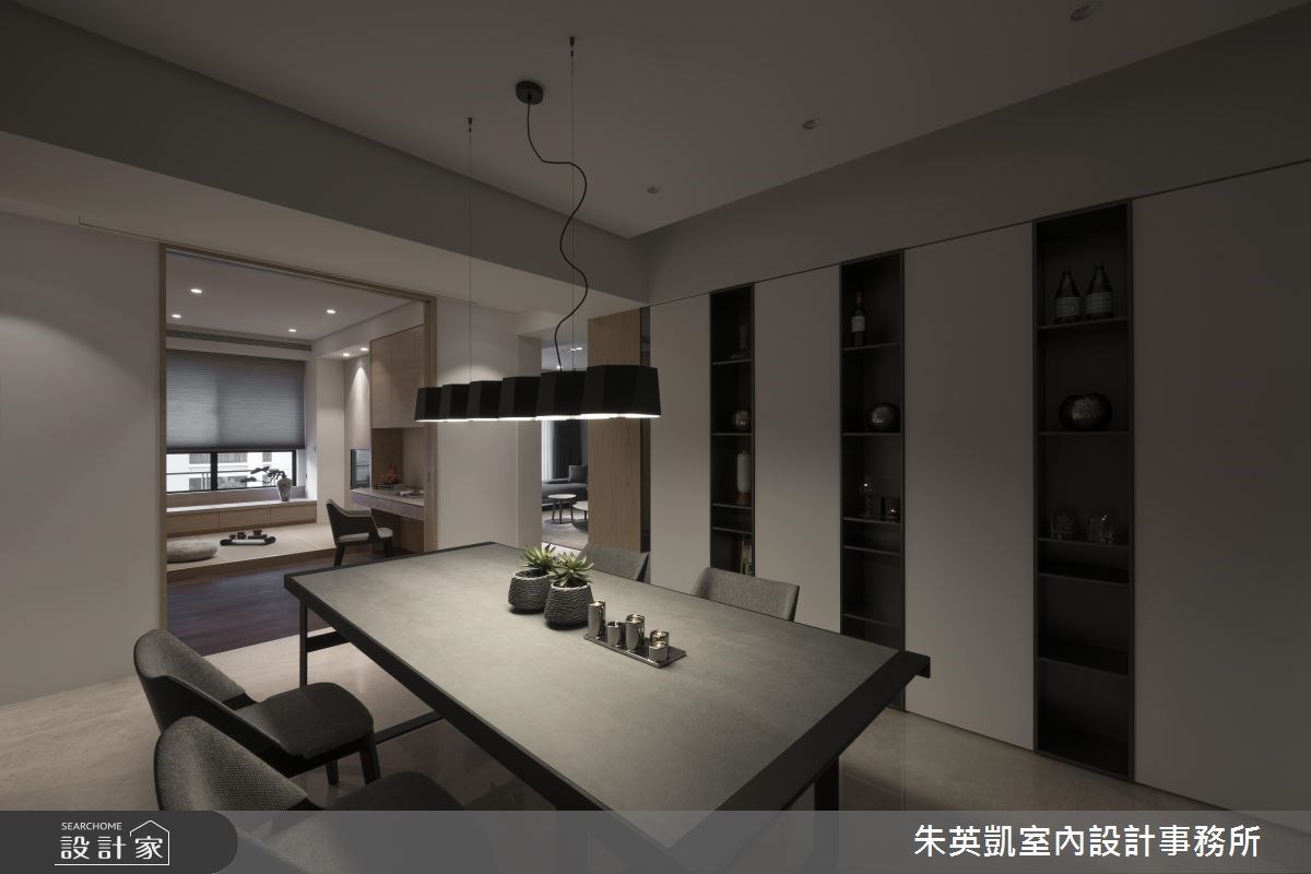 55坪新成屋(5年以下)＿現代風餐廳書房案例圖片＿朱英凱室內設計事務所＿朱英凱_01之10