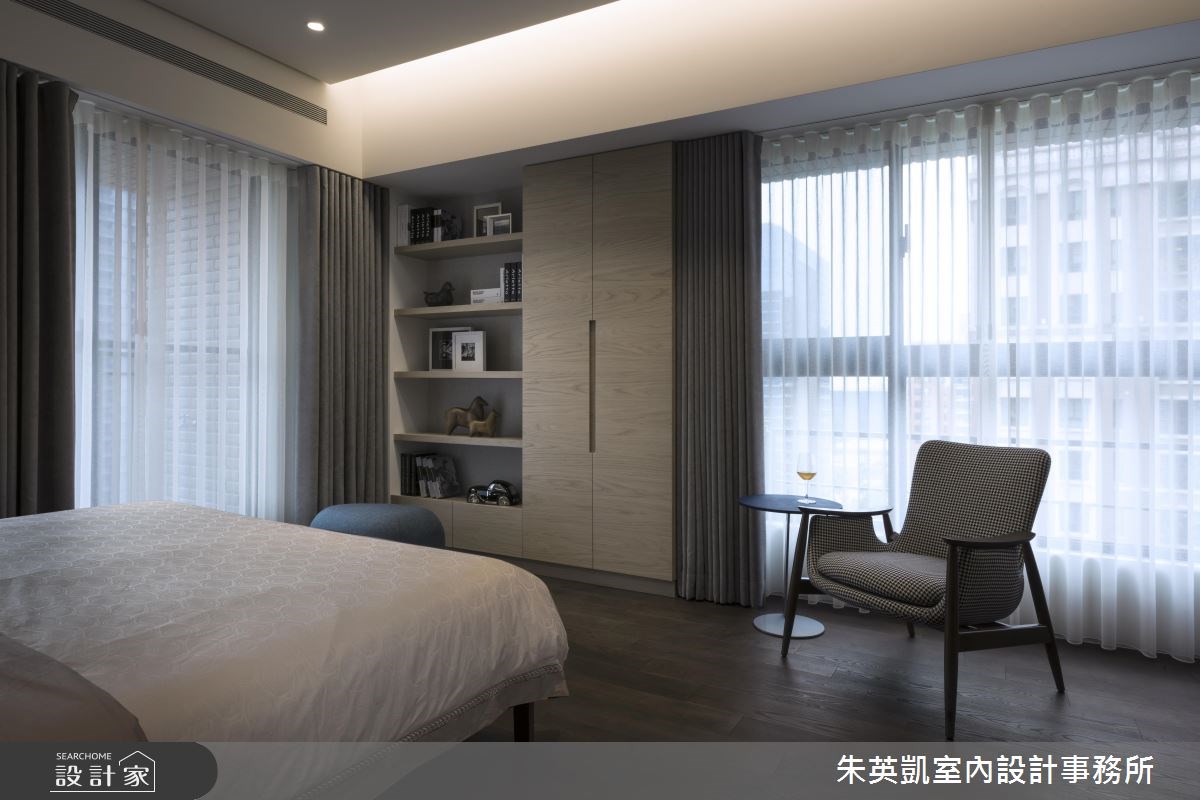 55坪新成屋(5年以下)＿現代風臥室案例圖片＿朱英凱室內設計事務所＿朱英凱_01之19