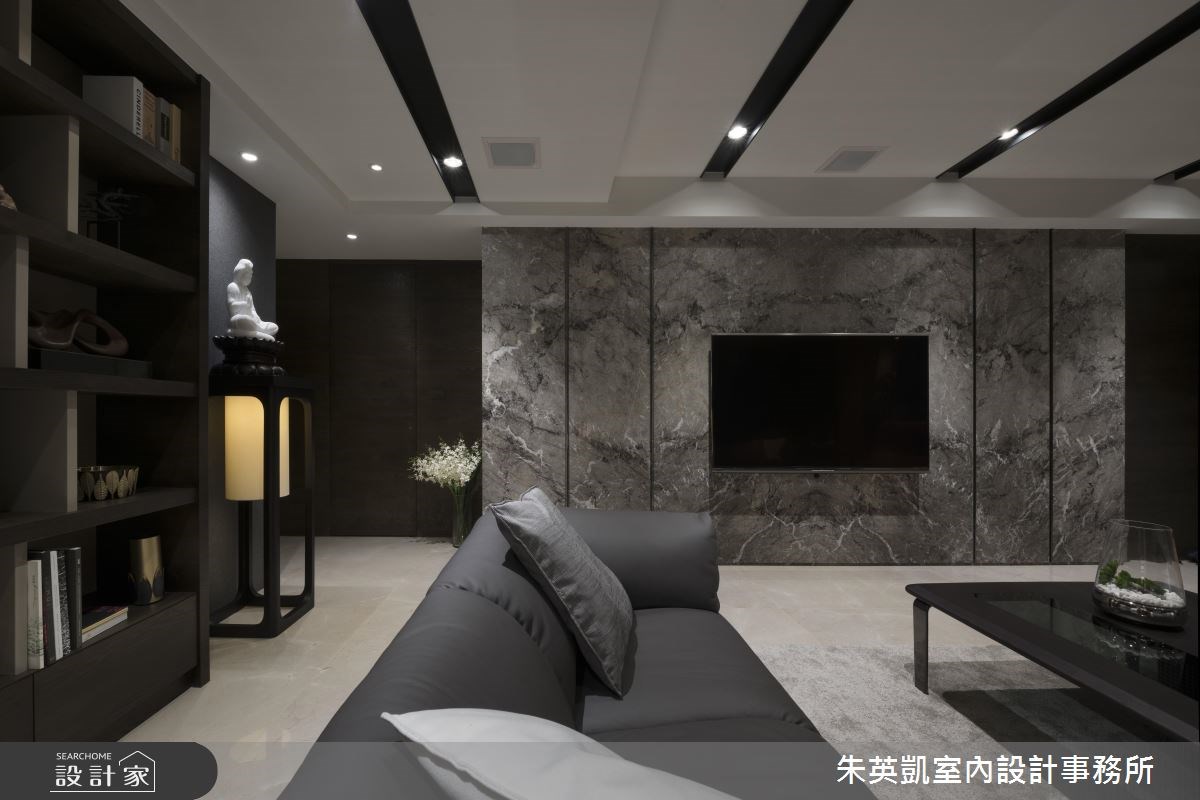 45坪＿現代風客廳案例圖片＿朱英凱室內設計事務所＿朱英凱_02之1
