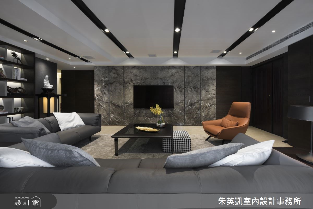 45坪＿現代風客廳案例圖片＿朱英凱室內設計事務所＿朱英凱_02之2