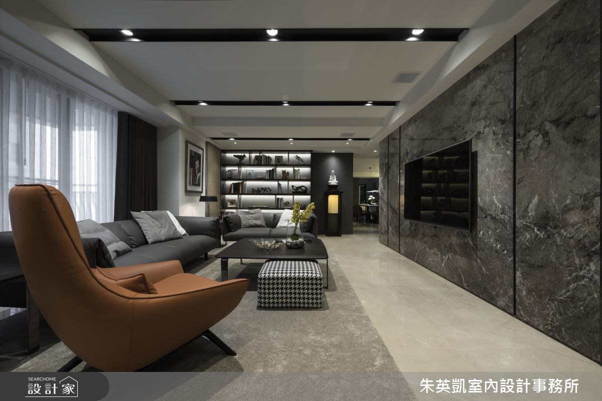 45坪＿現代風客廳案例圖片＿朱英凱室內設計事務所＿朱英凱_02之3