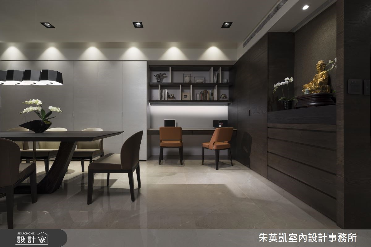 45坪＿現代風餐廳佛堂案例圖片＿朱英凱室內設計事務所＿朱英凱_02之5