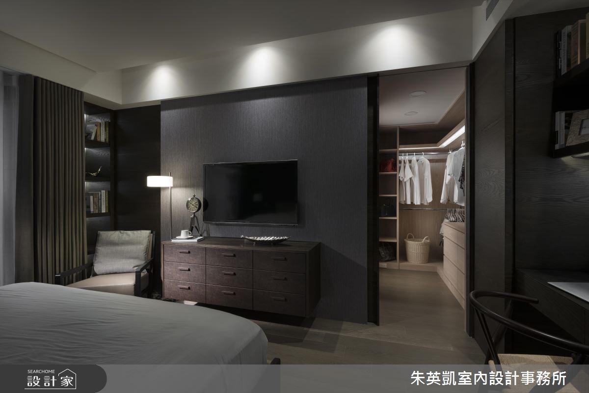 45坪＿現代風臥室更衣間案例圖片＿朱英凱室內設計事務所＿朱英凱_02之13