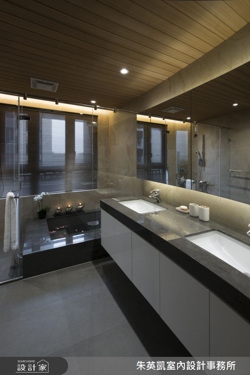 45坪＿現代風浴室案例圖片＿朱英凱室內設計事務所＿朱英凱_02之16