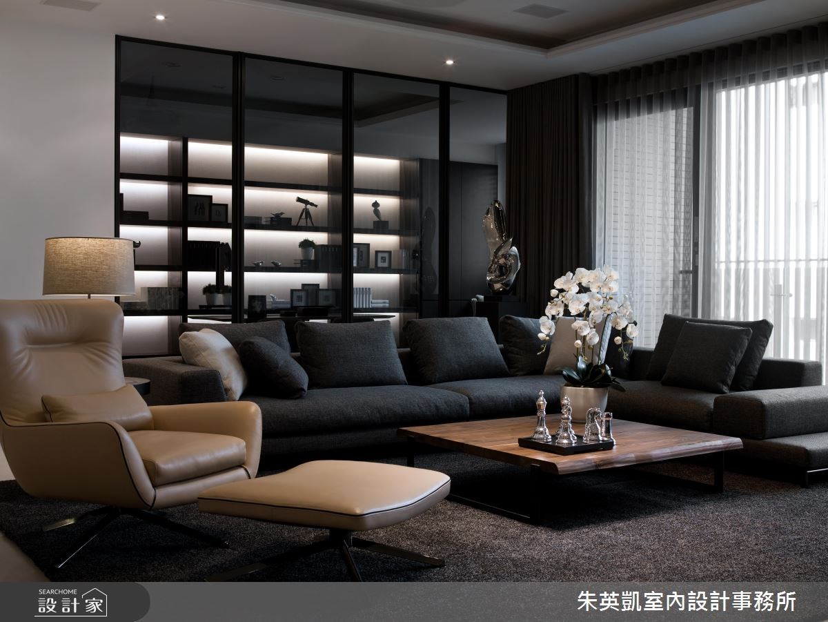 100坪新成屋(5年以下)＿現代風客廳案例圖片＿朱英凱室內設計事務所＿朱英凱_05之9