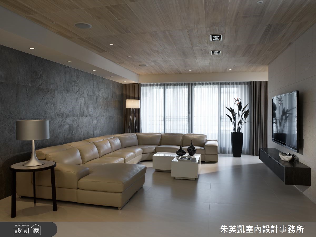50坪＿現代風客廳案例圖片＿朱英凱室內設計事務所＿朱英凱_06之2