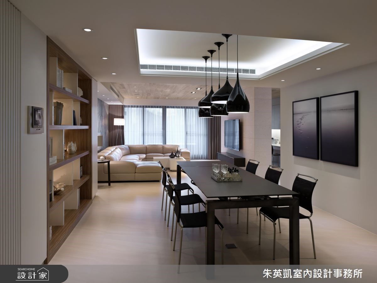 50坪＿現代風客廳餐廳案例圖片＿朱英凱室內設計事務所＿朱英凱_06之4