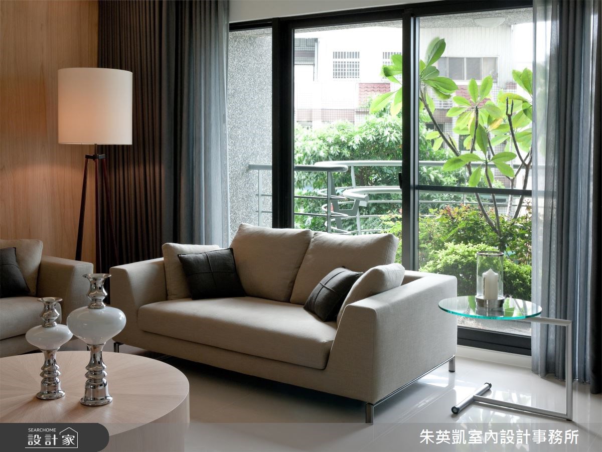 40坪新成屋(5年以下)＿休閒風客廳案例圖片＿朱英凱室內設計事務所＿朱英凱_07之4
