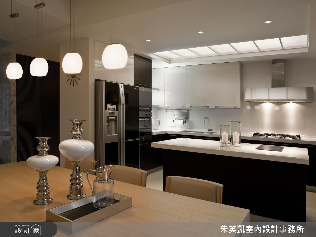 40坪新成屋(5年以下)＿休閒風餐廳廚房案例圖片＿朱英凱室內設計事務所＿朱英凱_07之9