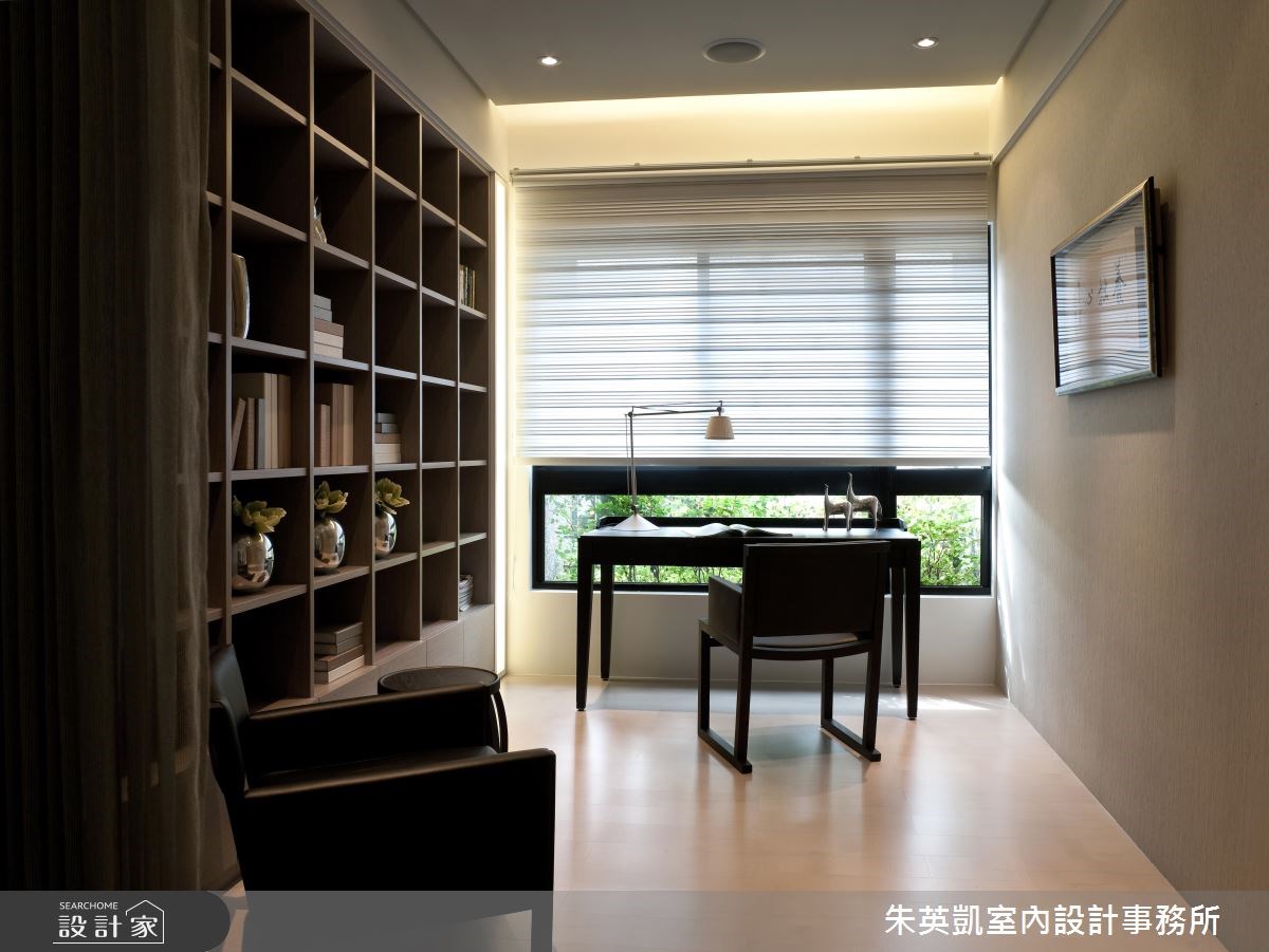 40坪新成屋(5年以下)＿休閒風書房案例圖片＿朱英凱室內設計事務所＿朱英凱_07之10
