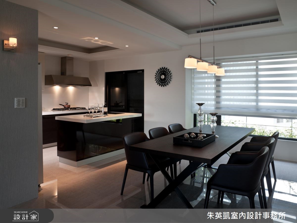 40坪新成屋(5年以下)＿現代風餐廳廚房案例圖片＿朱英凱室內設計事務所＿朱英凱_09之4