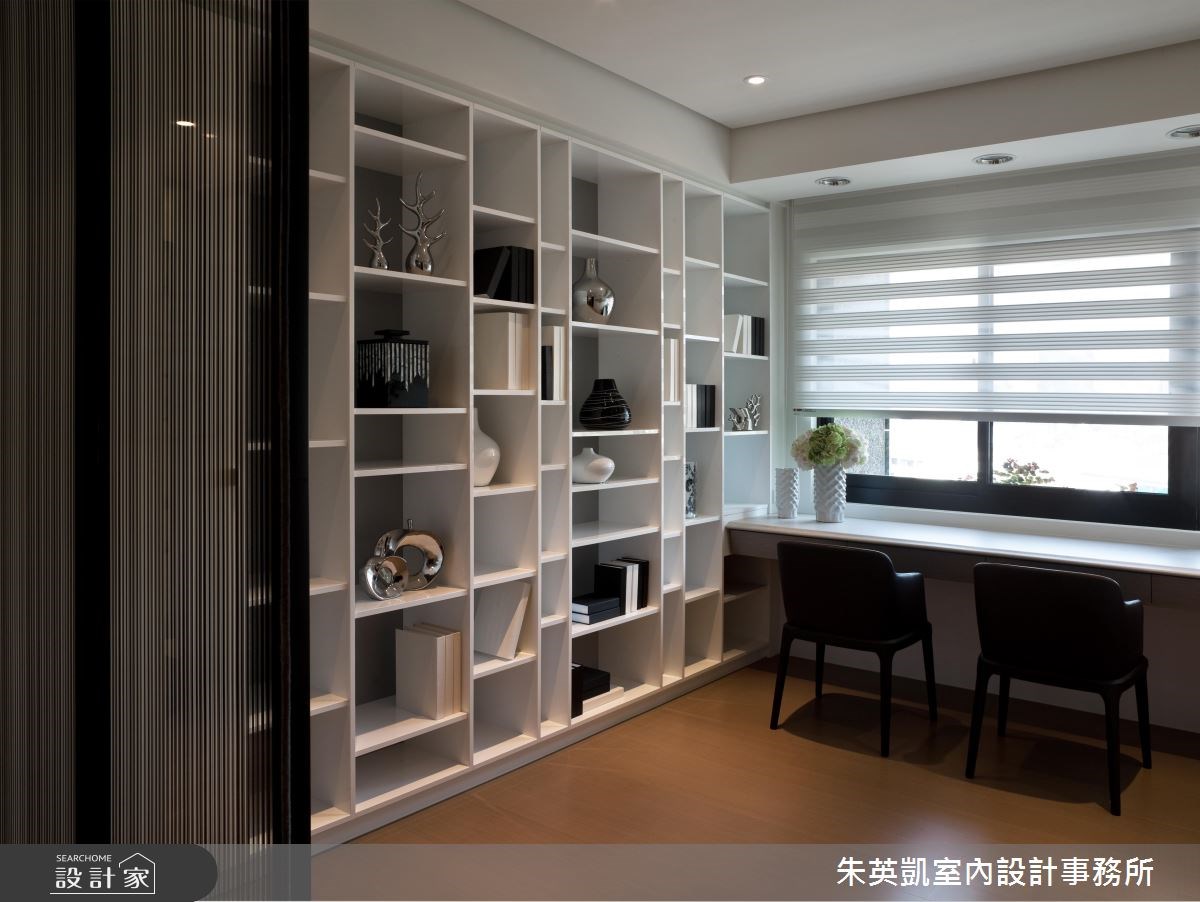 40坪新成屋(5年以下)＿現代風書房案例圖片＿朱英凱室內設計事務所＿朱英凱_09之5
