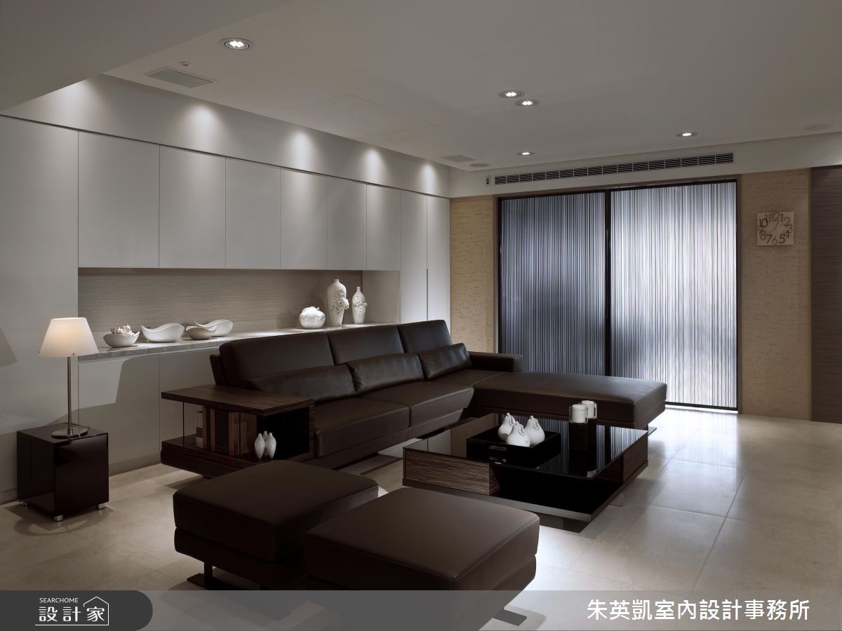 50坪＿現代風客廳案例圖片＿朱英凱室內設計事務所＿朱英凱_10之4