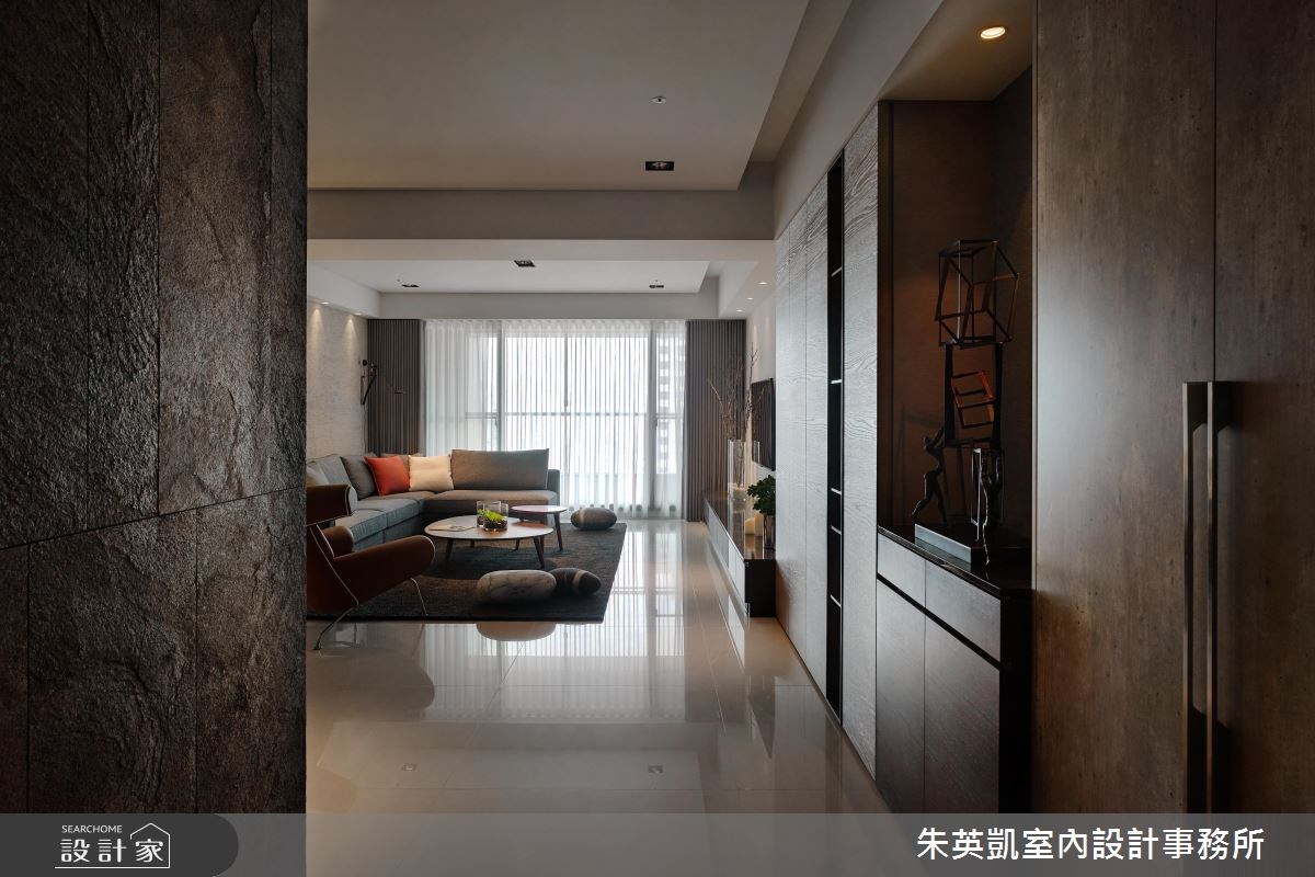 40坪＿現代風玄關客廳案例圖片＿朱英凱室內設計事務所＿朱英凱_11之2