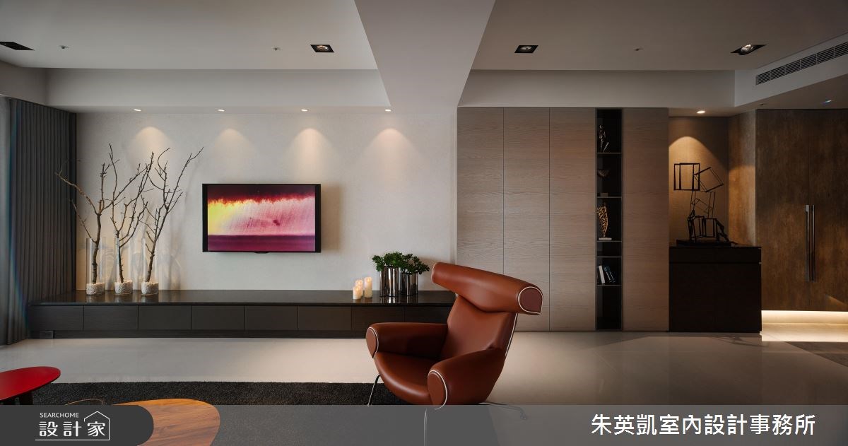 40坪＿現代風客廳案例圖片＿朱英凱室內設計事務所＿朱英凱_11之3