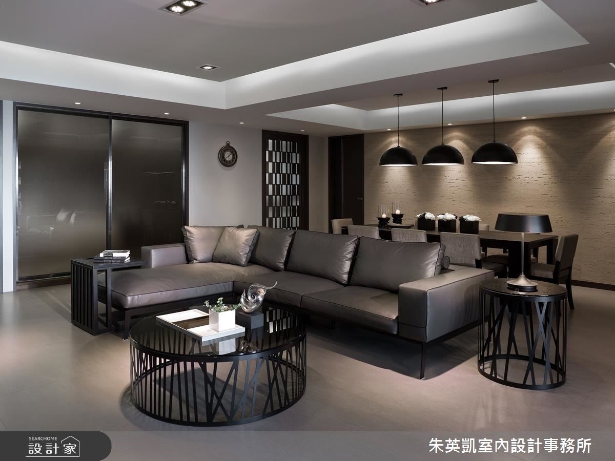 60坪＿現代風客廳餐廳案例圖片＿朱英凱室內設計事務所＿朱英凱_12之2