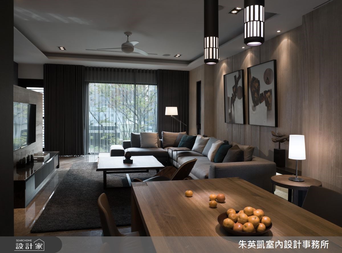 300坪新成屋(5年以下)＿現代風客廳餐廳案例圖片＿朱英凱室內設計事務所＿朱英凱_13之7