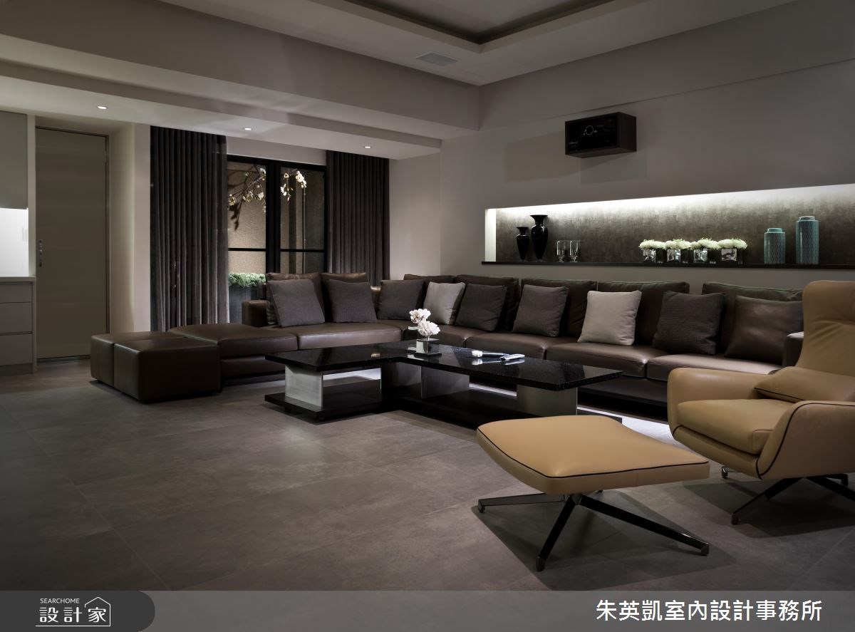 300坪新成屋(5年以下)＿現代風客廳案例圖片＿朱英凱室內設計事務所＿朱英凱_13之16