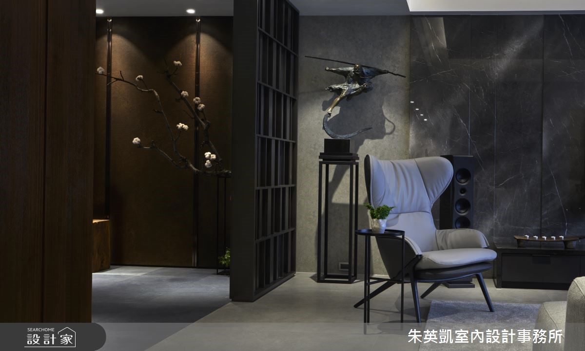 50坪新成屋(5年以下)＿現代風玄關客廳案例圖片＿朱英凱室內設計事務所＿朱英凱_14之4