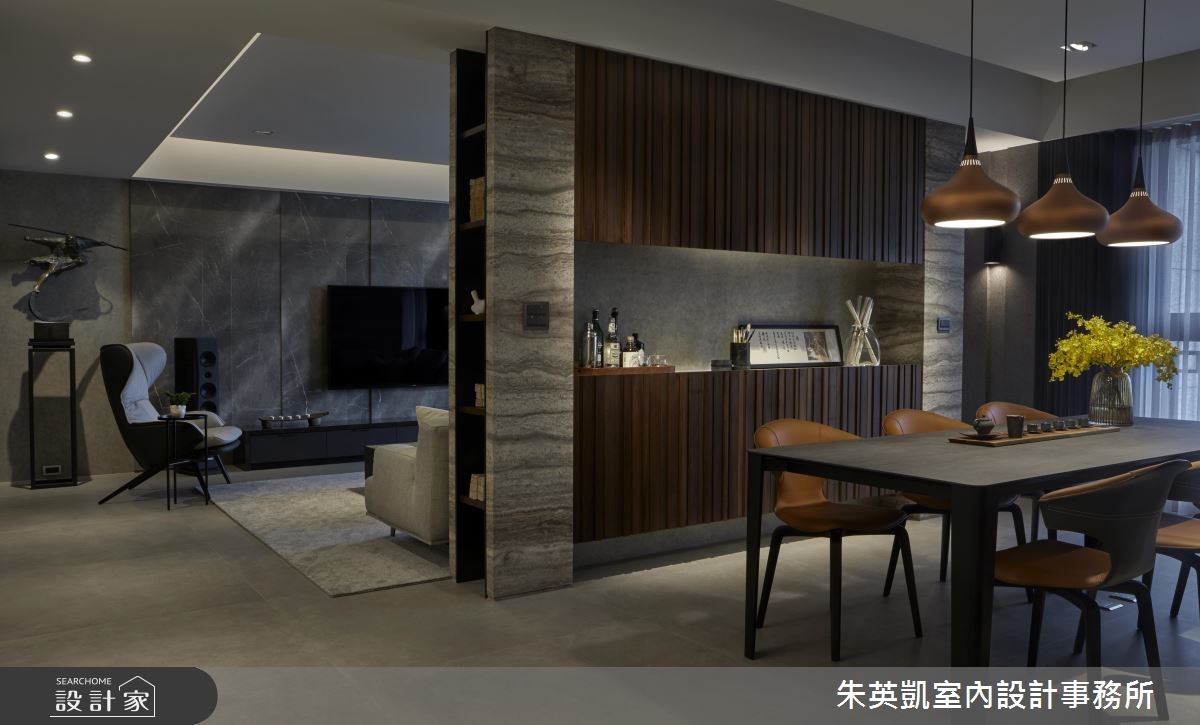 50坪新成屋(5年以下)＿現代風客廳餐廳案例圖片＿朱英凱室內設計事務所＿朱英凱_14之8