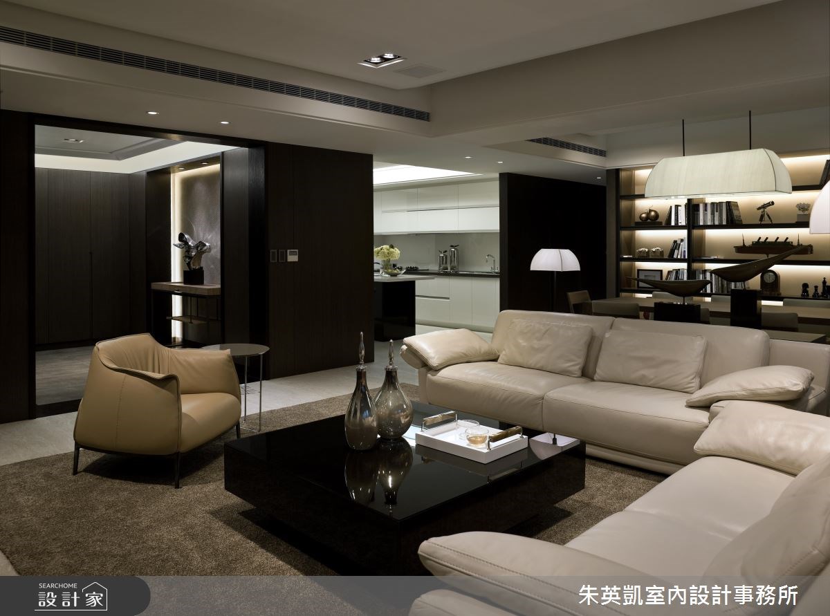 70坪＿現代風客廳案例圖片＿朱英凱室內設計事務所＿朱英凱_16之4