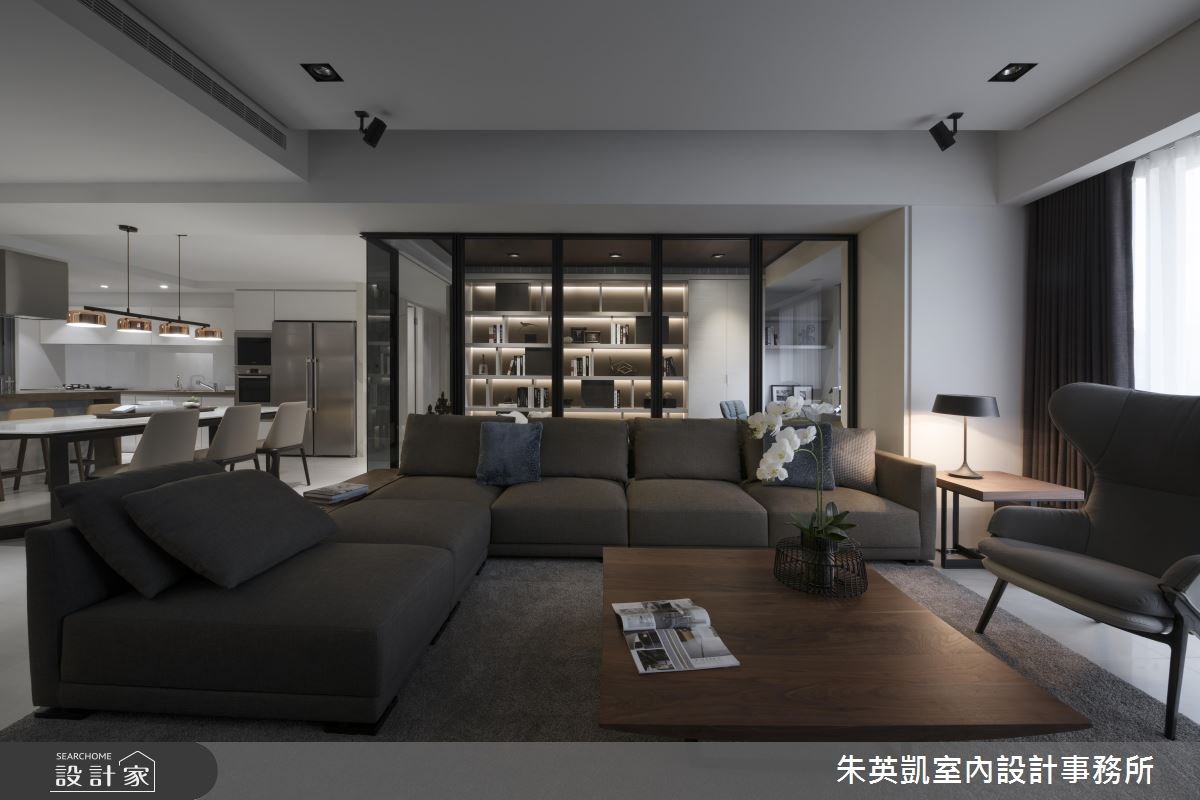 65坪＿混搭風客廳案例圖片＿朱英凱室內設計事務所＿朱英凱_17之6