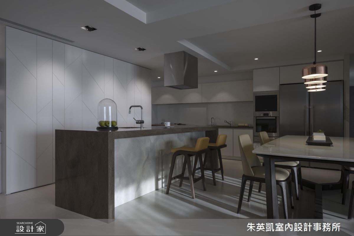 65坪＿混搭風餐廳廚房吧檯案例圖片＿朱英凱室內設計事務所＿朱英凱_17之9