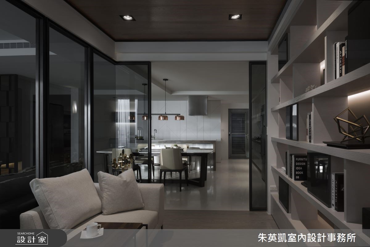 65坪＿混搭風餐廳吧檯書房案例圖片＿朱英凱室內設計事務所＿朱英凱_17之13