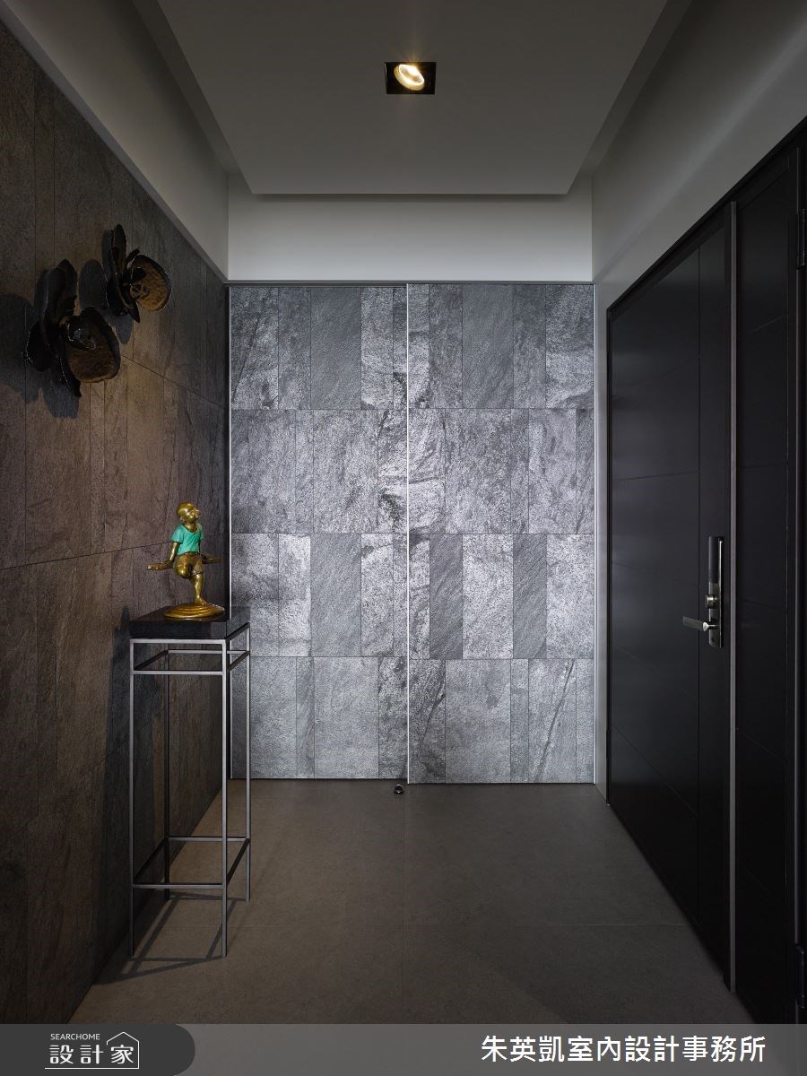 45坪＿現代風玄關案例圖片＿朱英凱室內設計事務所＿朱英凱_18之1