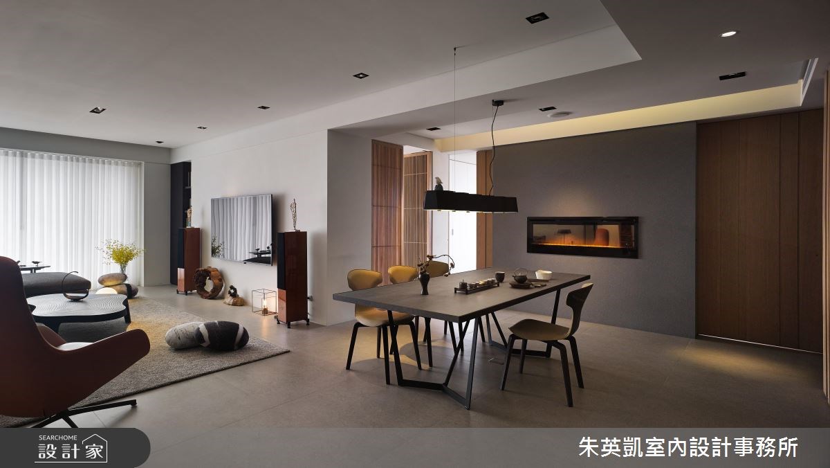 45坪＿現代風客廳餐廳案例圖片＿朱英凱室內設計事務所＿朱英凱_18之6