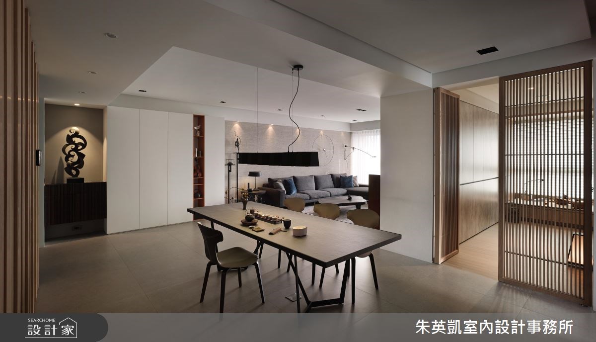 45坪＿現代風客廳餐廳案例圖片＿朱英凱室內設計事務所＿朱英凱_18之16