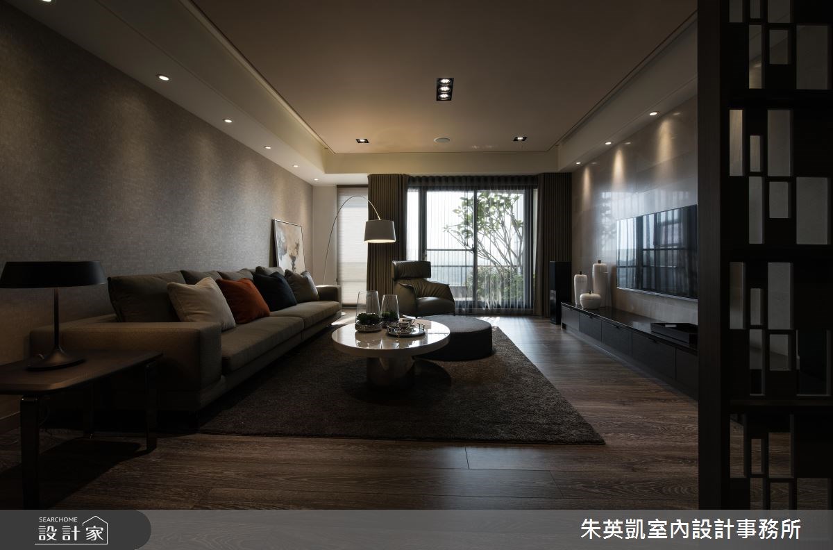 50坪新成屋(5年以下)＿現代風客廳案例圖片＿朱英凱室內設計事務所＿朱英凱_19之3