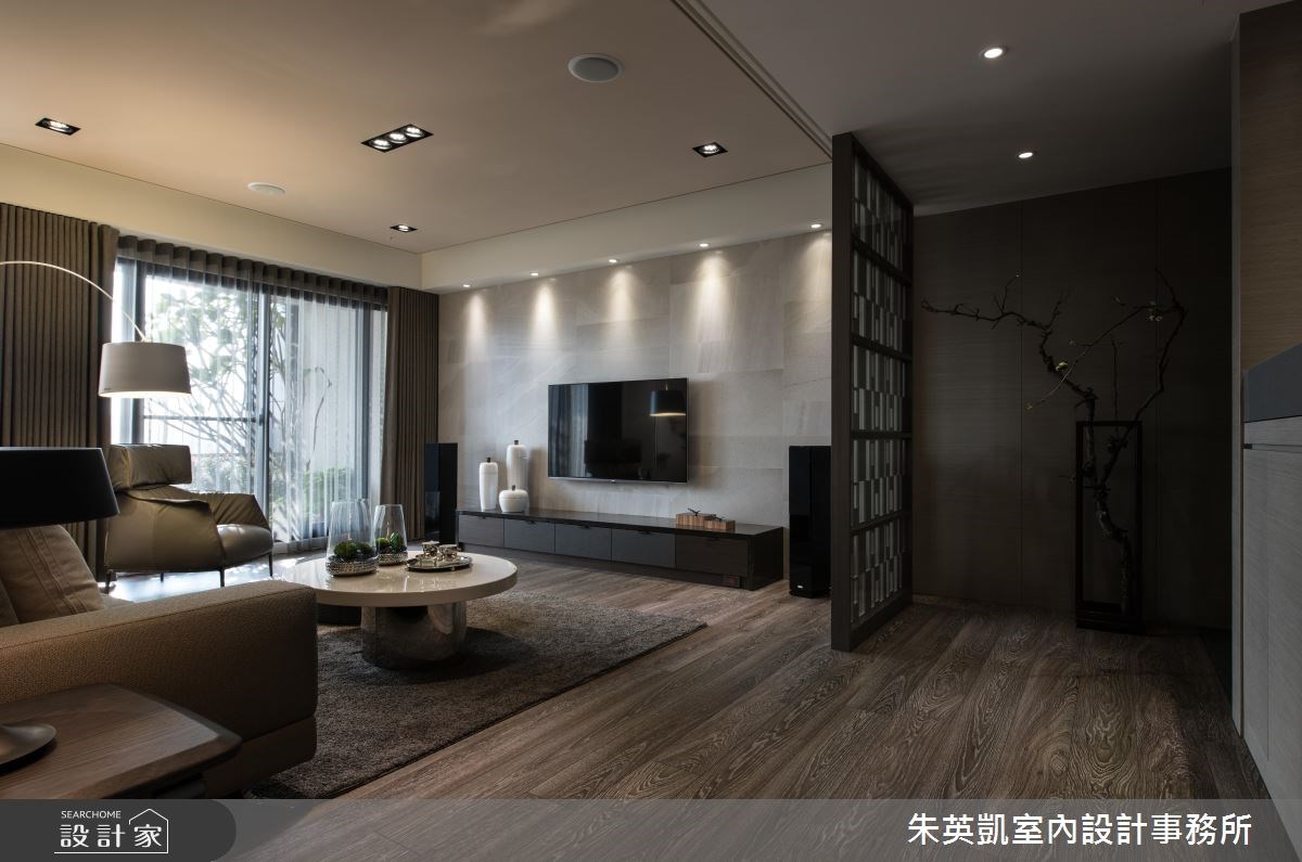 50坪新成屋(5年以下)＿現代風客廳案例圖片＿朱英凱室內設計事務所＿朱英凱_19之4