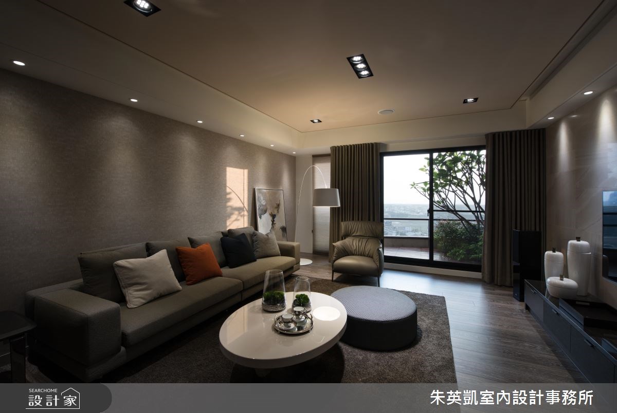 50坪新成屋(5年以下)＿現代風客廳案例圖片＿朱英凱室內設計事務所＿朱英凱_19之5
