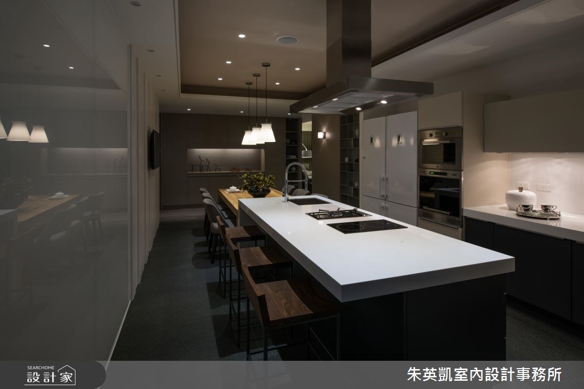 50坪新成屋(5年以下)＿現代風餐廳廚房案例圖片＿朱英凱室內設計事務所＿朱英凱_19之9