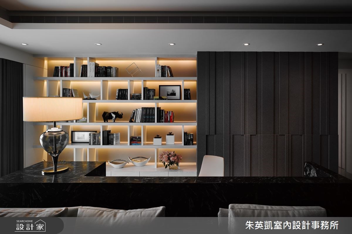 60坪新成屋(5年以下)＿現代風書房案例圖片＿朱英凱室內設計事務所＿朱英凱_20之8