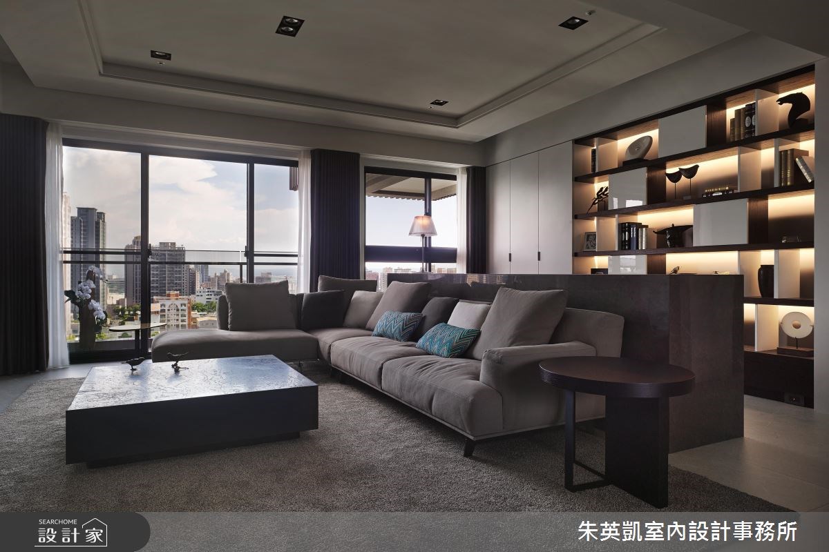 45坪＿現代風客廳案例圖片＿朱英凱室內設計事務所＿朱英凱_21之6