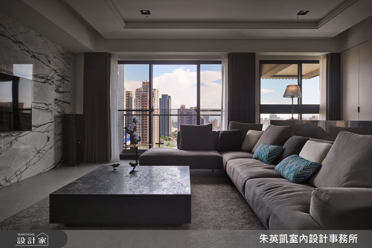 45坪＿現代風客廳案例圖片＿朱英凱室內設計事務所＿朱英凱_21之7