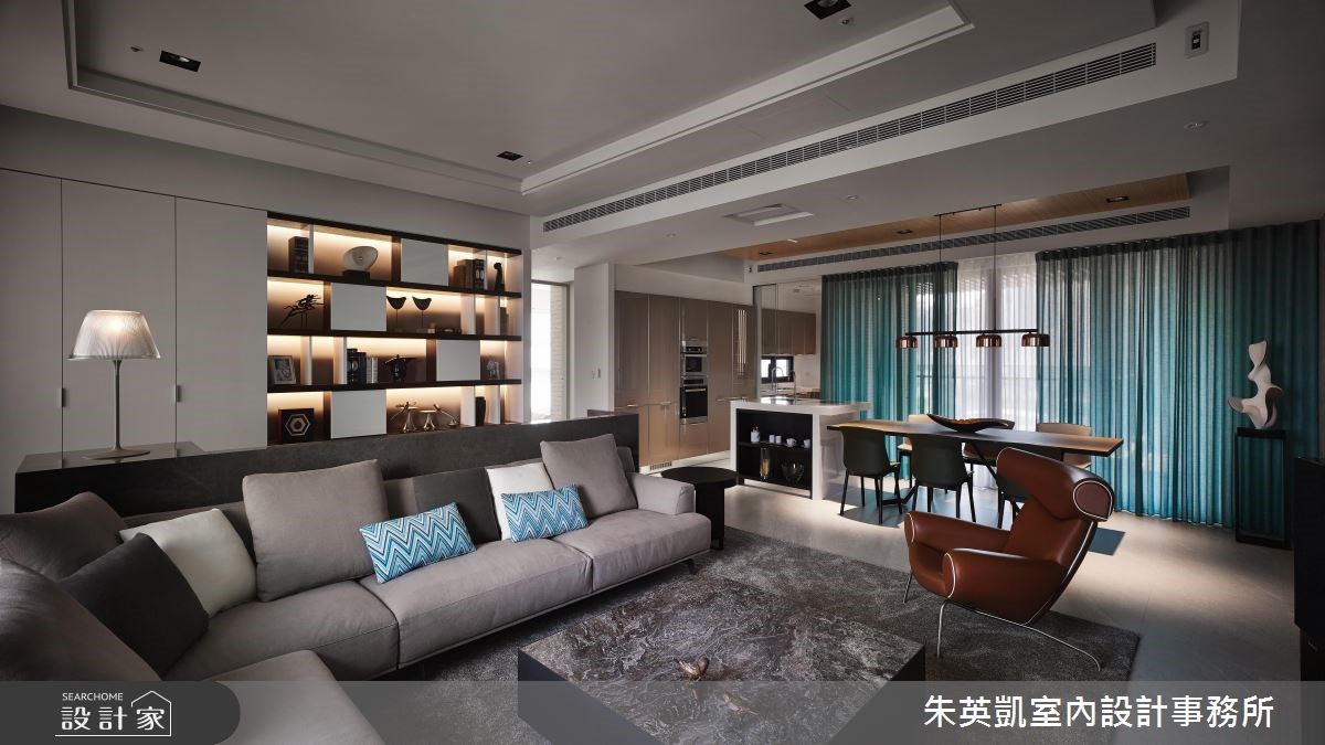 45坪＿現代風客廳餐廳案例圖片＿朱英凱室內設計事務所＿朱英凱_21之8