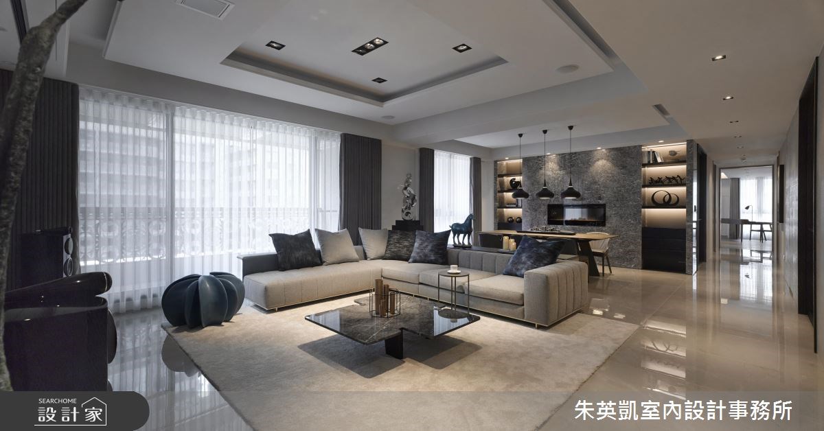 60坪＿現代風客廳餐廳案例圖片＿朱英凱室內設計事務所＿朱英凱_22之4