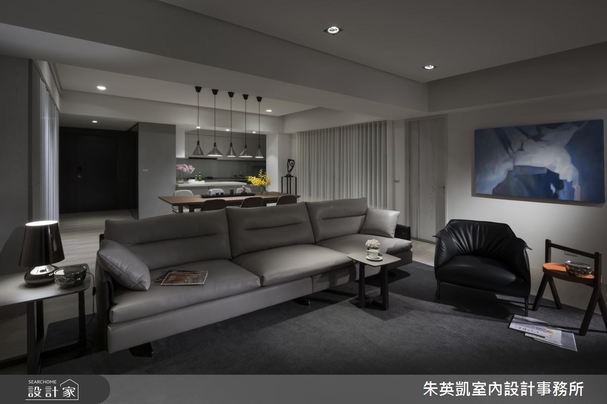 40坪＿現代風客廳餐廳廚房案例圖片＿朱英凱室內設計事務所＿朱英凱_23之2