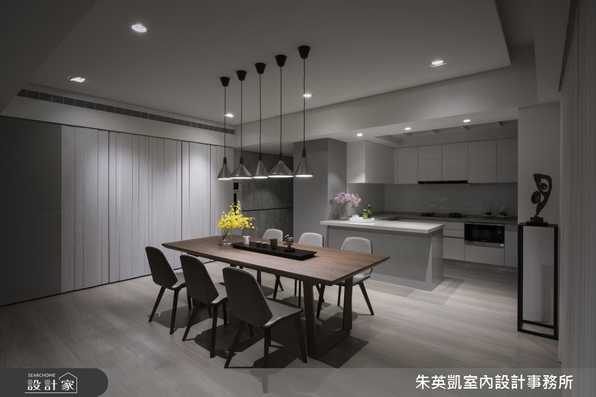 40坪＿現代風餐廳廚房案例圖片＿朱英凱室內設計事務所＿朱英凱_23之6