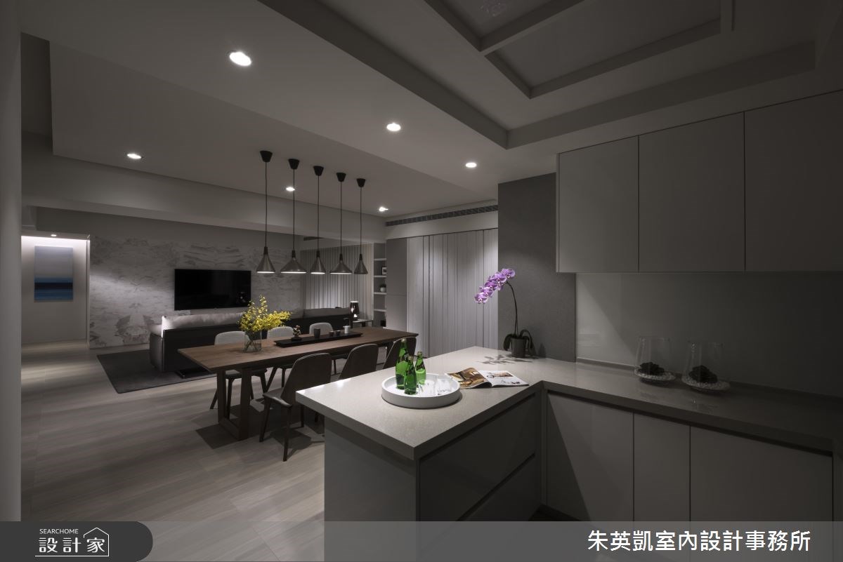 40坪＿現代風客廳餐廳案例圖片＿朱英凱室內設計事務所＿朱英凱_23之7