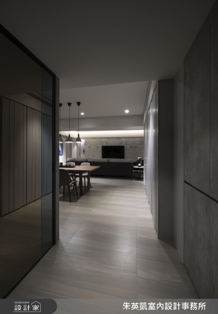 40坪＿現代風玄關客廳餐廳案例圖片＿朱英凱室內設計事務所＿朱英凱_23之16