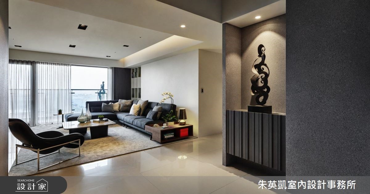 60坪新成屋(5年以下)＿現代風客廳案例圖片＿朱英凱室內設計事務所＿朱英凱_24之2