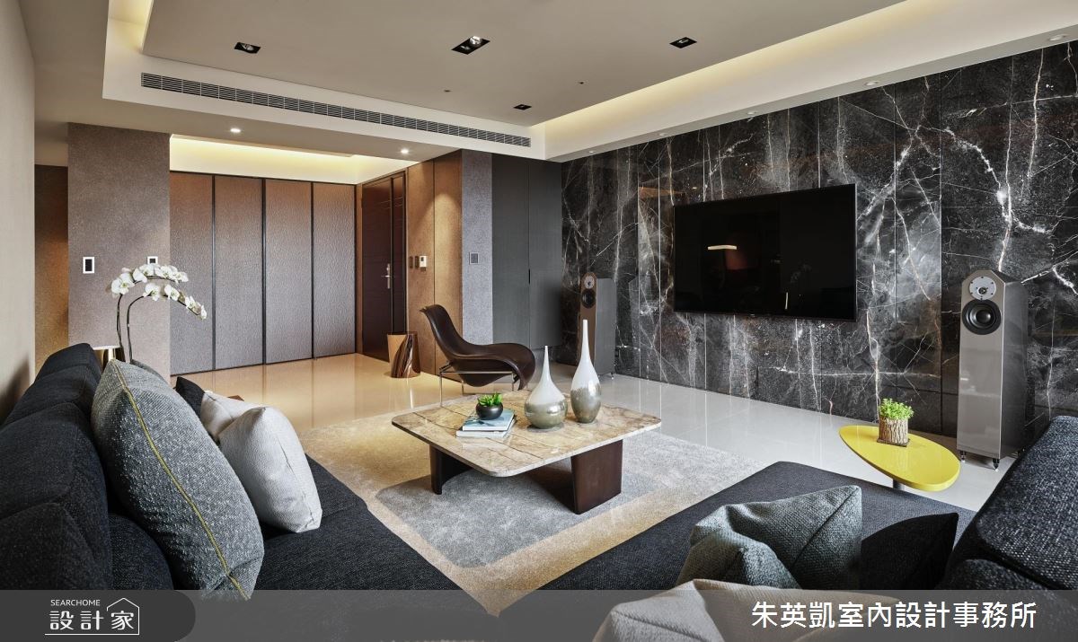 60坪新成屋(5年以下)＿現代風玄關客廳案例圖片＿朱英凱室內設計事務所＿朱英凱_24之7