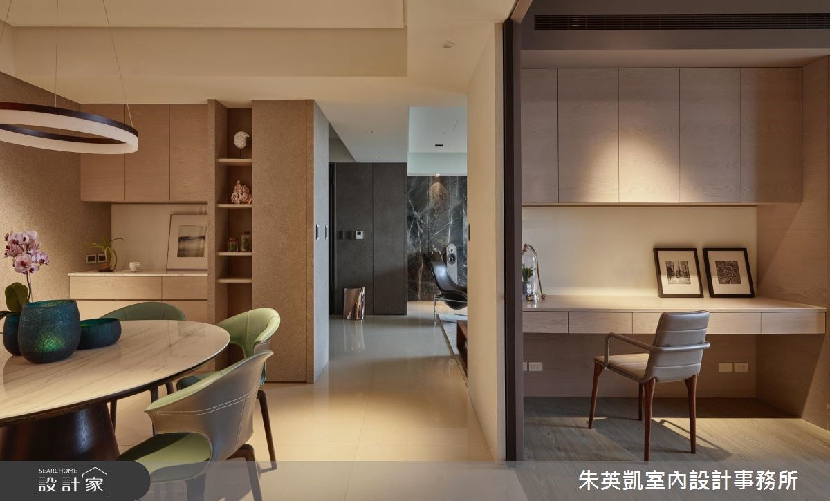 60坪新成屋(5年以下)＿現代風餐廳書房案例圖片＿朱英凱室內設計事務所＿朱英凱_24之12
